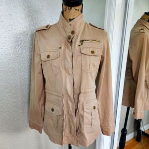 Belted safari jacket